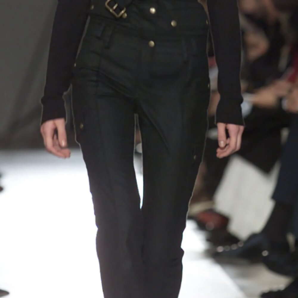 BALENCIAGA BY NICOLAS GHESQUIÈRE FW 2001 ICONIC CARGO TROUSERS